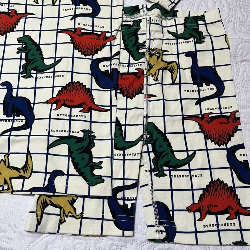 NWT Hanna Andersson Dinosaur Print PJs Size 12